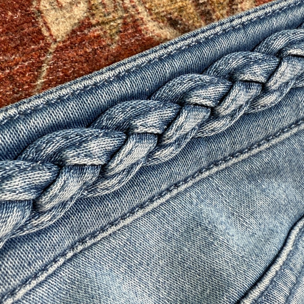 GUESS Braided Waist Flare Jeans Size 29 - Picture 5 of 12